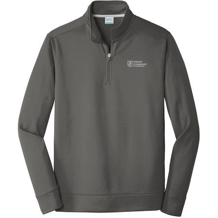 20-PC590Q, Small, Charcoal, Left Chest, Trust Company - Horizontal.